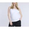 imageMotherhood Maternity Womens Clip Down Nursing Tank Top Cami with Adjustable Straps for BreastfeedingWhite