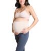 imageMotherhood Maternity Womens Essential Full Length Secret Fit Over The Belly Flare Pregnancy LeggingHeather Grey