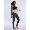 imageMotherhood Maternity Womens Essential Stretch Full Length Secret Fit Over The Belly Pregnancy Legging2 PackBlackCharcoal