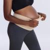 imageMotherhood Maternity Womens Essential Stretch Full Length Secret Fit Over The Belly Pregnancy Legging2 PackBlackCharcoal