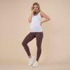 imageMotherhood Maternity Womens Essential Stretch Full Length Secret Fit Over The Belly Pregnancy Legging2 PackBlackFrench Roast