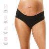 imageMotherhood Maternity Womens Foldover Brief Panty 3PackHeather GreyEssential NudeCore Black