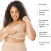 imageMotherhood Maternity Womens Hands Free Pumping Seamless Clip Down Nursing Bra for BreastfeedingEssential Nude