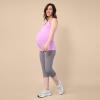 imageMotherhood Maternity Womens Over The Belly Active Capri Pregnancy LeggingCharcoal