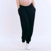 imageMotherhood Maternity Womens Scuba Underbelly Pregnancy Pocket Jogger SweatpantBlack