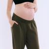 imageMotherhood Maternity Womens Scuba Underbelly Pregnancy Pocket Jogger SweatpantDeep Depths