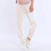 imageMotherhood Maternity Womens Scuba Underbelly Pregnancy Pocket Jogger SweatpantWinter White