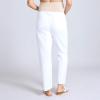 imageMotherhood Maternity Womens Secret Fit Over The Belly Slim Straight Leg Pregnancy JeansBright White