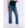 imageMotherhood Maternity Womens Secret Fit Over The Belly Slim Straight Leg Pregnancy JeansMedium Wash