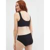 imageMotherhood Maternity Womens Soft Cotton Spandex Wrap Front Maternity ampamp Nursing Sleep Bralette Bra S3xBlackBlack 2 Pack