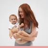 imageMotherhood Maternity Womens Soft Cotton Spandex Wrap Front Maternity ampamp Nursing Sleep Bralette Bra S3xMini DotHeather Grey 2 Pack