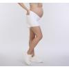 imageMotherhood Maternity Womens Under The Belly Cutoff Denim Pregnancy ShortBright White