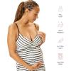 imageMotherhood Maternity Womens Wrap Neck ChemisePerfect Line Coconut Milk With Core Black