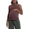 imageMotherhood Maternity Womens Clip Down Nursing Tank Top Cami with Adjustable Straps for BreastfeedingFrench Roast