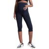 imageMotherhood Maternity Womens Over The Belly Active Capri Pregnancy LeggingBlack