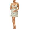 imageMotherhood Maternity Womens Wrap Neck ChemiseCheckmate Sage