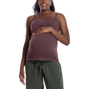 imageMotherhood Maternity Womens Clip Down Nursing Tank Top Cami with Adjustable Straps for BreastfeedingFrench Roast