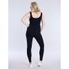 imageMotherhood Maternity Womens Active Bodysuit Unitard Pregnancy JumpsuitBlack