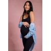 imageMotherhood Maternity Womens Active Bodysuit Unitard Pregnancy JumpsuitBlack