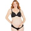 imageMotherhood Maternity Womens Comfort Lightly Lined Full Coverage Underwire Maternity ampamp Nursing TShirt BraBlack