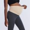 imageMotherhood Maternity Womens Essential Stretch Secret Fit Over The Belly Pregnancy Crop Capri LeggingCharcoal