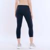 imageMotherhood Maternity Womens Essential Stretch Secret Fit Over The Belly Pregnancy Crop Capri LeggingNavy