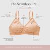 imageMotherhood Maternity Womens Seamless Clip Down Nursing Bra Machine Washable Sizes S3X Available in 1 ampamp 2 PacksBlack