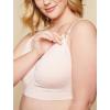 imageMotherhood Maternity Womens Seamless Clip Down Nursing Bra Machine Washable Sizes S3X Available in 1 ampamp 2 PacksBlush
