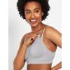 imageMotherhood Maternity Womens Seamless Clip Down Nursing Bra Machine Washable Sizes S3X Available in 1 ampamp 2 PacksGrey 1 Pack