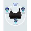 imageMotherhood Maternity Womens Seamless Maternity ampamp Nursing Bra with BRRR TRIPLE CHILL AD CUPS Missy ampamp Plus SizesAvgbustedblack