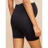 imageMotherhood Maternity Womens Shapewear Underwear Mid Thigh Over the Belly Seamless Support Shaper PantyBlack