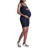 imageMotherhood Maternity Womens Active Bodysuit Short Unitard Pregnancy RomperBlack