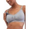 imageMotherhood Maternity Womens Seamless Clip Down Nursing Bra Machine Washable Sizes S3X Available in 1 ampamp 2 PacksGrey 1 Pack