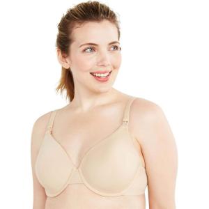 imageMotherhood Maternity Womens Comfort Lightly Lined Full Coverage Underwire Maternity ampamp Nursing TShirt BraNude