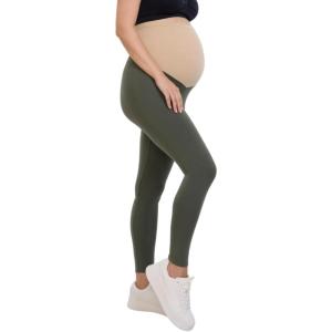 imageMotherhood Maternity Womens Essential Stretch Full Length Secret Fit Over The Belly Pregnancy LeggingBeetle