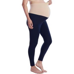 imageMotherhood Maternity Womens Essential Stretch Full Length Secret Fit Over The Belly Pregnancy LeggingNavy