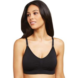 imageMotherhood Maternity Womens Seamless Clip Down Nursing Bra Machine Washable Sizes S3X Available in 1 ampamp 2 PacksBlack