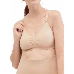 imageMotherhood Maternity Womens Seamless Clip Down Nursing Bra Machine Washable Sizes S3X Available in 1 ampamp 2 PacksSandshell