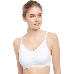 imageMotherhood Maternity Womens Seamless Clip Down Nursing Bra Machine Washable Sizes S3X Available in 1 ampamp 2 PacksWhite 1 Pack