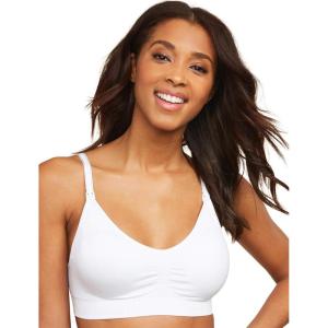 imageMotherhood Maternity Womens Seamless Clip Down Nursing Bra Machine Washable Sizes S3X Available in 1 ampamp 2 PacksWhite