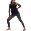 imageMotherhood Maternity Womens Side Ruched Scoop Neck Pregnancy Tank TopBlack