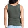 imageMotherhood Maternity Womens Side Ruched Scoop Neck Pregnancy Tank TopDeep Depths