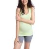 imageMotherhood Maternity Womens Side Ruched Scoop Neck Pregnancy Tank TopSoft Lime