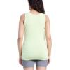 imageMotherhood Maternity Womens Side Ruched Scoop Neck Pregnancy Tank TopSoft Lime