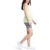 imageMotherhood Maternity Womens Side Ruched Scoop Neck Pregnancy Tank TopSoft Lime
