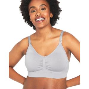 imageMotherhood Maternity Womens Wireless Clip Down Seamless Nursing Bra 1 and 2 PacksGrey 1 Pack