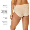 imageMotherhood Maternity  3 Pack Maternity Panties  Foldover and Bikini Style Underwear for Pregnancy  Sizes Small to 3XBlack  Nude  Flat GreyMulti Pack