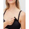 imageMotherhood Maternity Womens Wireless Clip Down Seamless Nursing Bra 1 and 2 PacksBlackSandshell 2 Pack