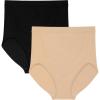 imageMotherhood Maternity 2Pack Seamless OverTheBump PantyCore BlackEssential Nude