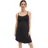 imageMotherhood Maternity Womens Lace Trim Clip Down Nursing Nightgown ampamp Lounge Dress for BreastfeedingBlack